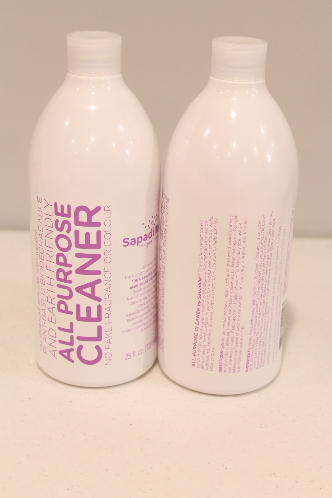 Sapadilla All Purpose Cleaner Sweet Lavender + Lime Plant-Base 25fl oz