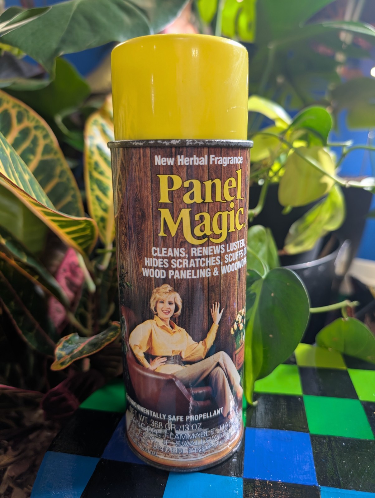 Vintage Panel Magic Aerosol Cleaning Spray Works! Movie prop