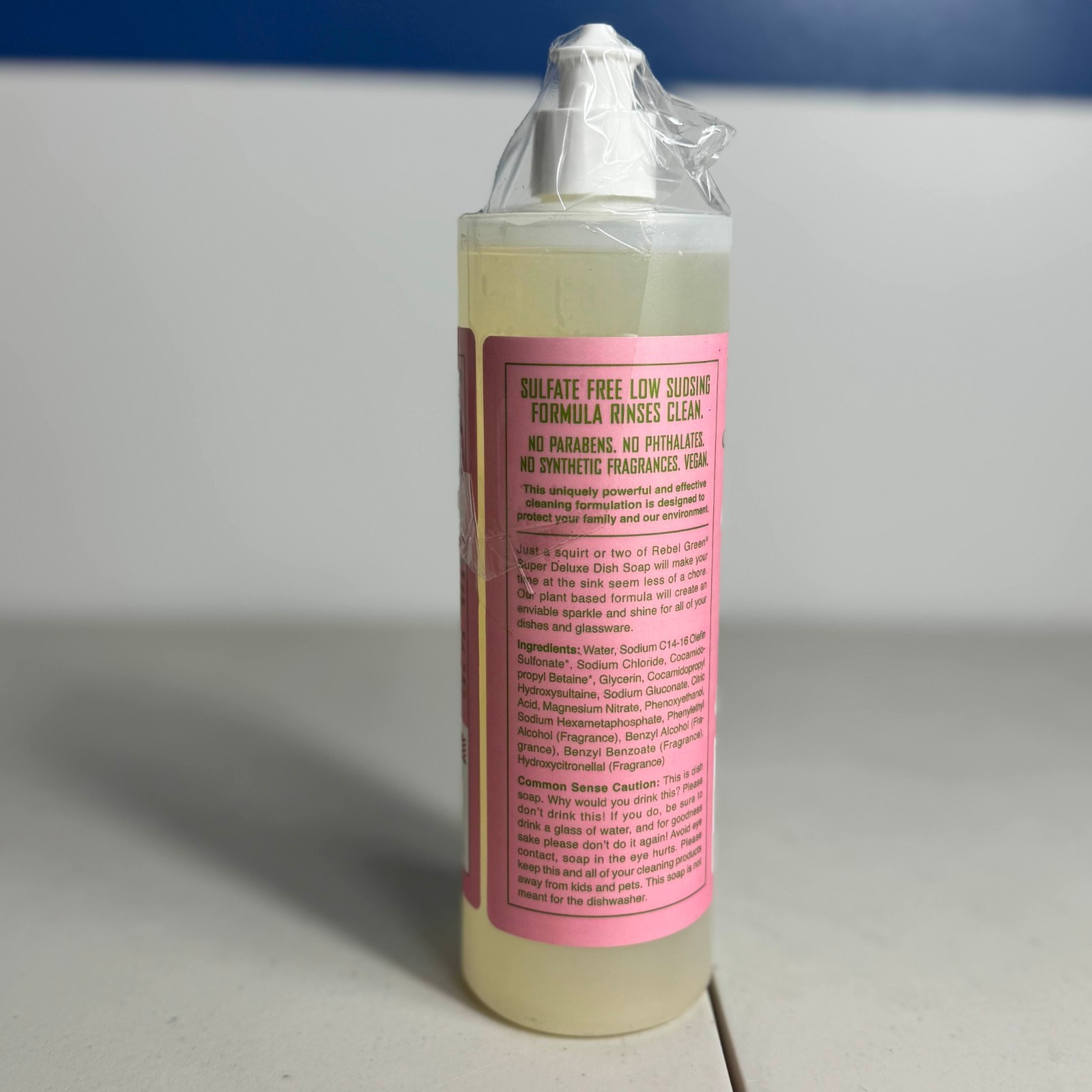 Rebel Green Super Deluxe Dish Soap Pink Lilac 16 Oz