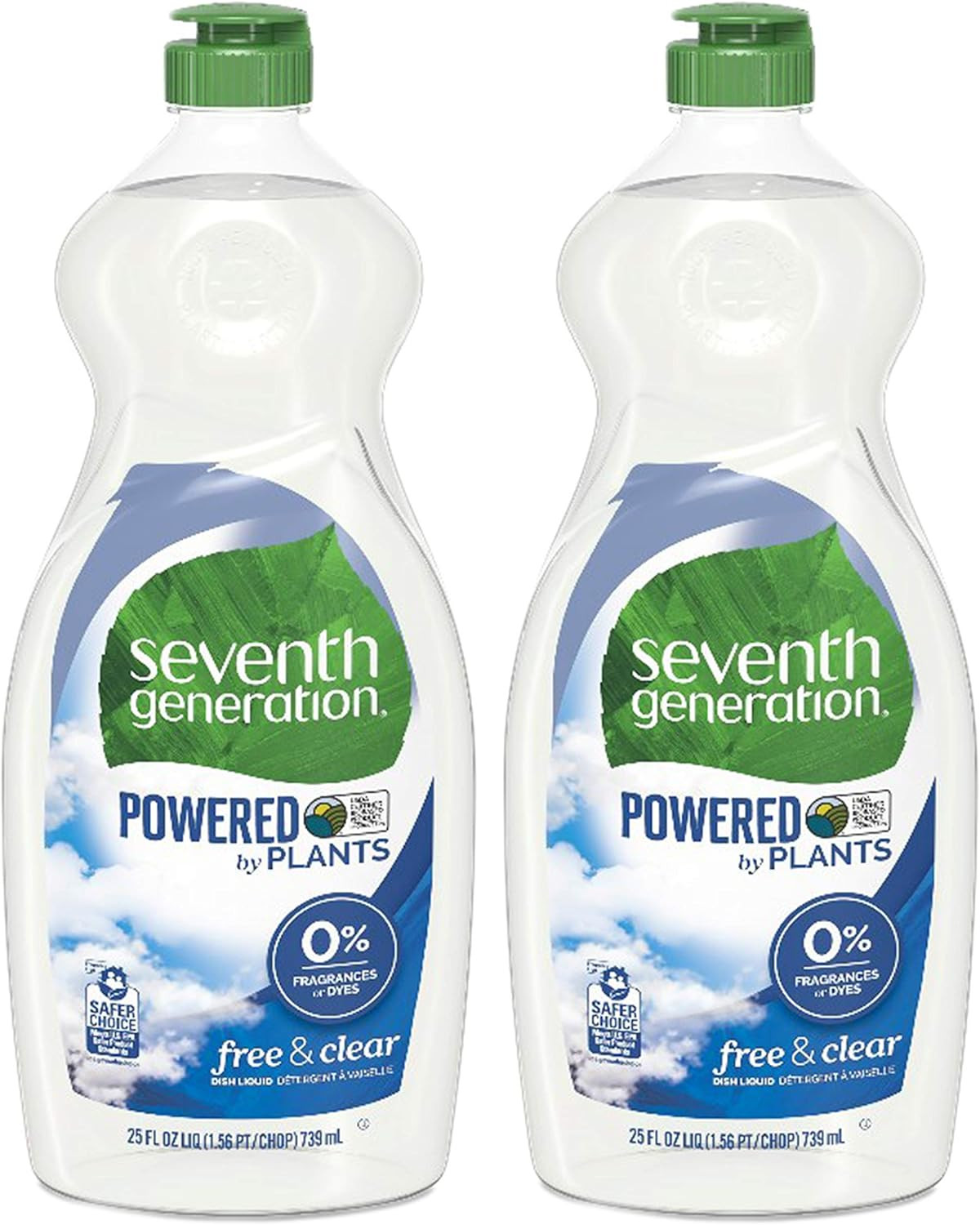 Seventh Generation Dish Liquid – 25 Oz – Free & Clear – 2 Pk