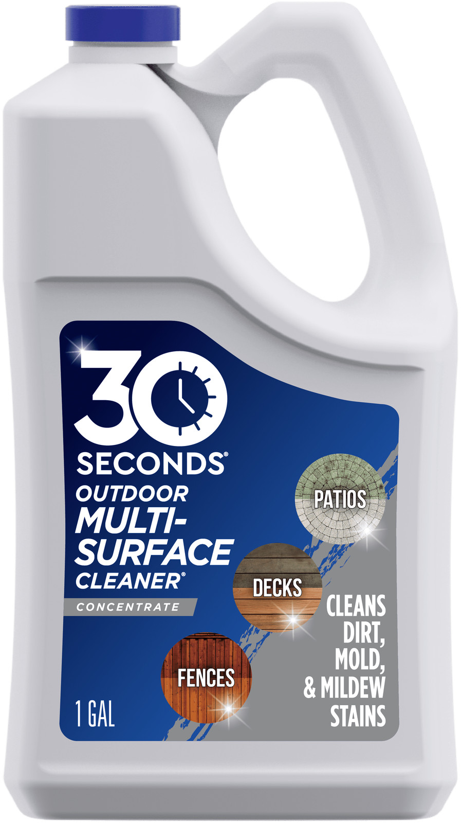 (2 pack)Outdoor Multi-Surface Cleaner Concentrate-Cleans Stains Mold & Algae, 1G
