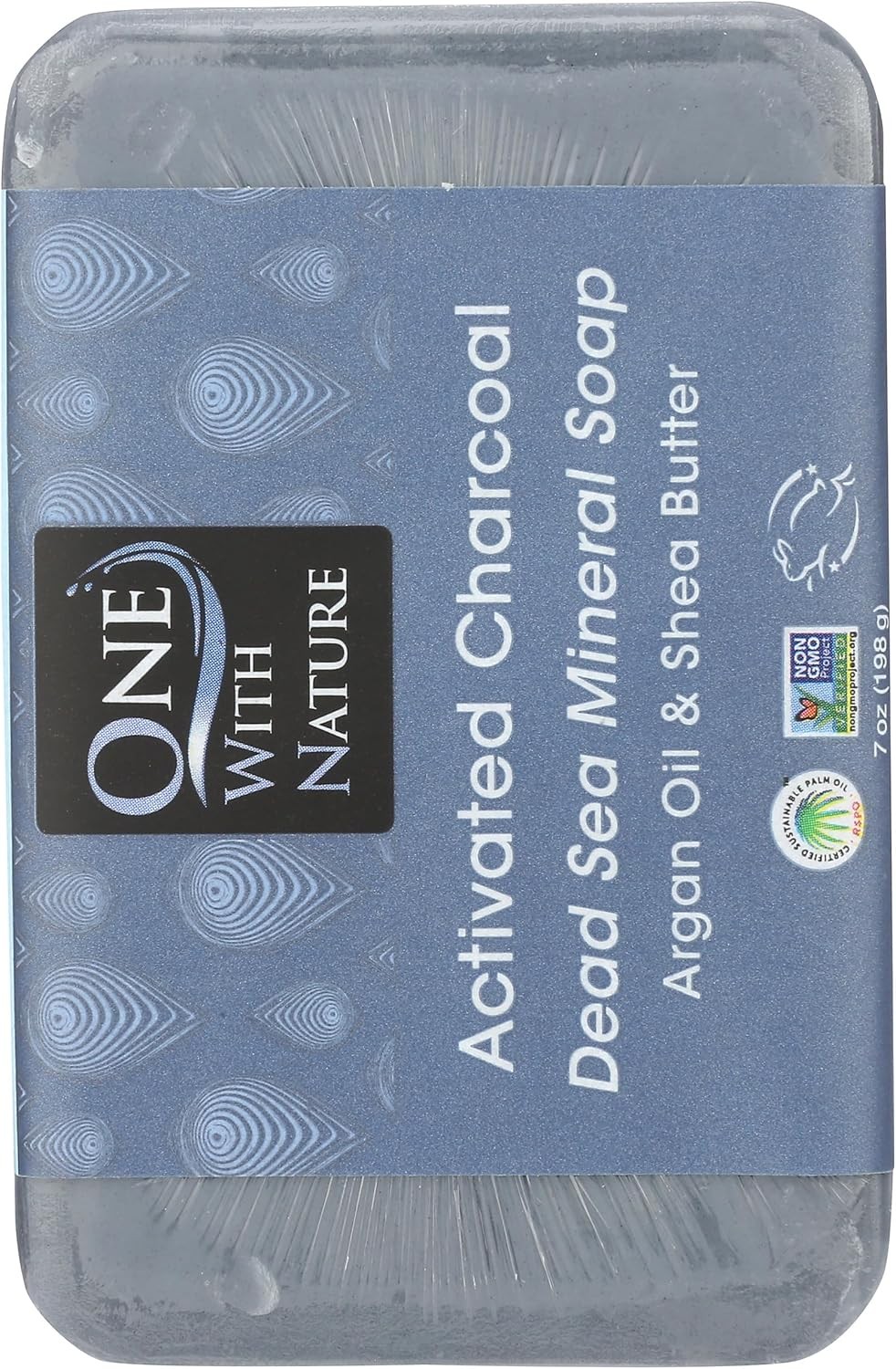 ONE WITH Activated Charcoal Bar Soap, 7 OZ