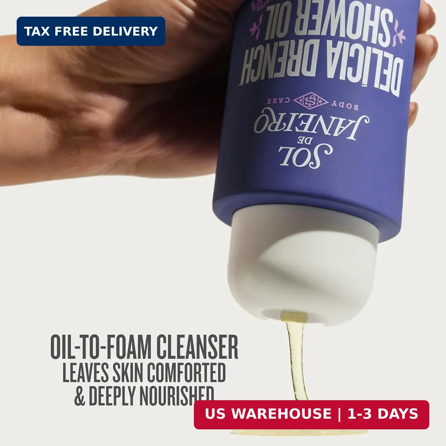 Sol de Janeiro Delicia Drench Shower Oil | Deeply Nourishing Body Wash