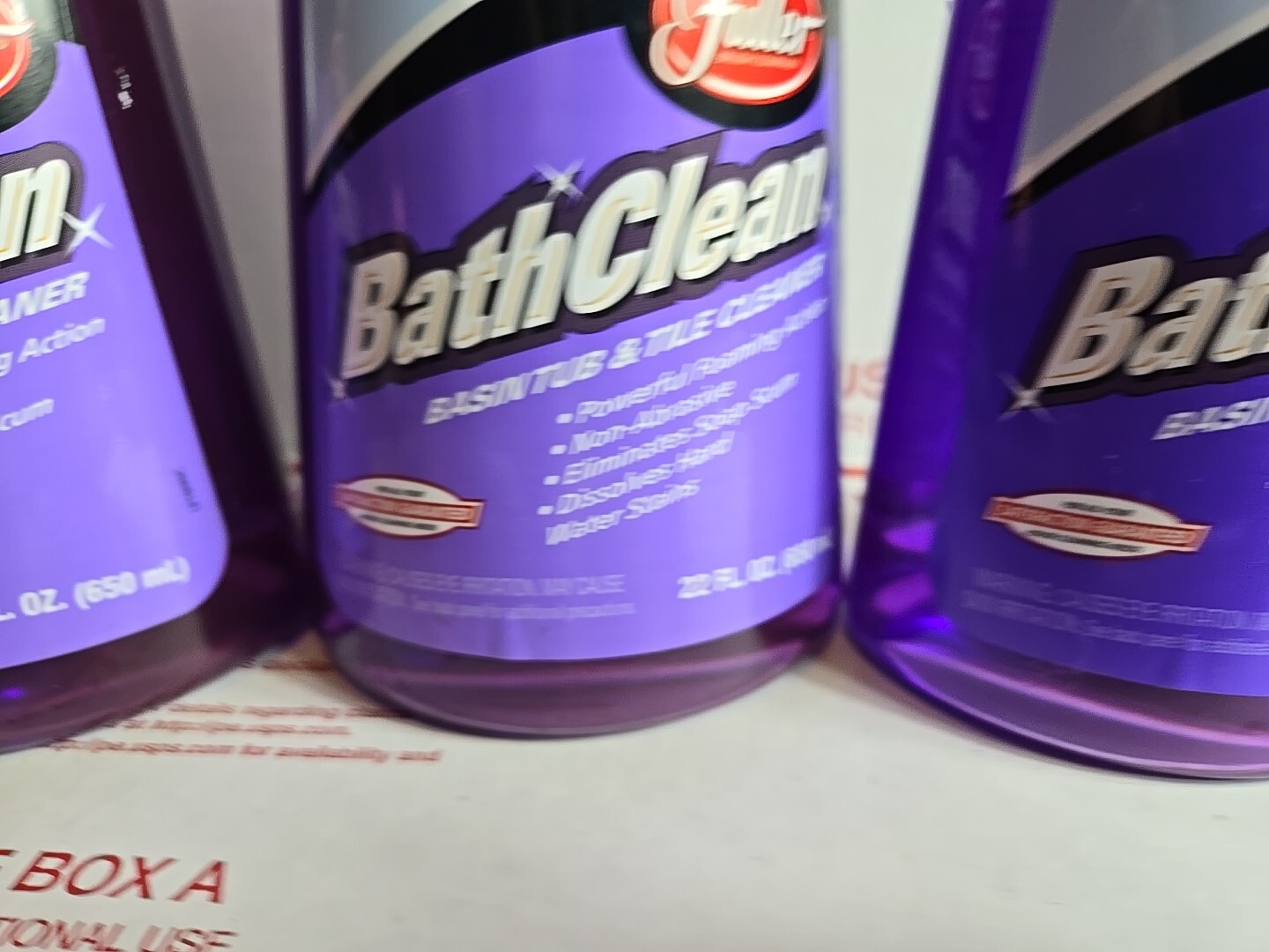 Lot Of 3-Fuller Brush BathClean Dissolves Soap Scum Hard Water Stains 22oz Each*