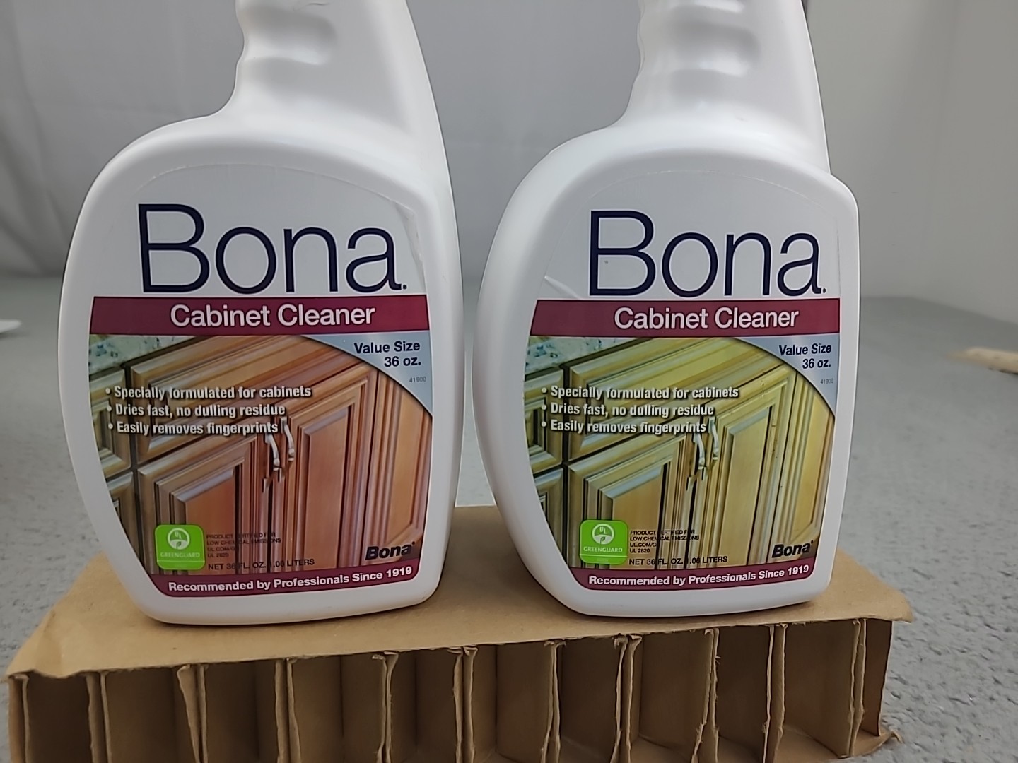 2x Bona Cabinet Cleaner Value Size each are 36oz Spray Discontinued