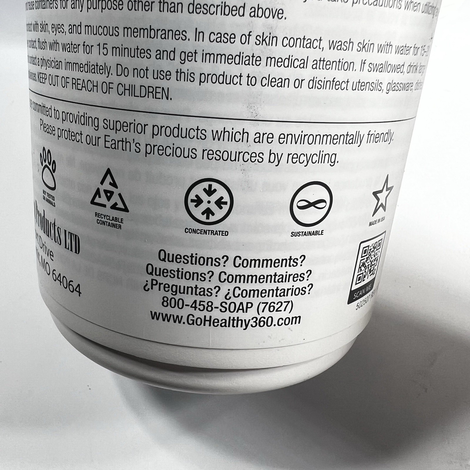 Lot of 3 Sealed Natural Visions Cleaning Concentrate 1 Liter Animal Cruelty Free