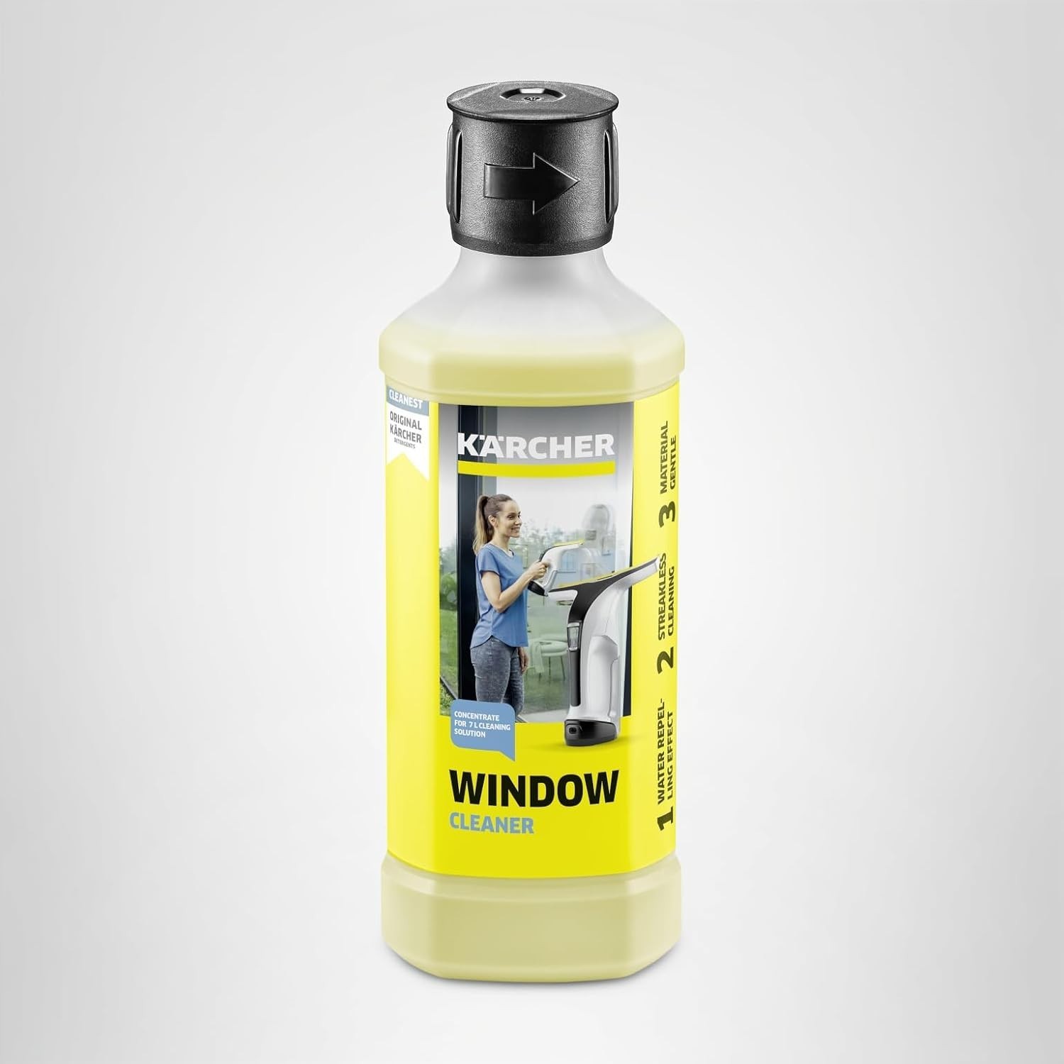 16.9 Oz Streak-Free Window Cleaner Concentrate – Eco-Friendly & Lemon Scented