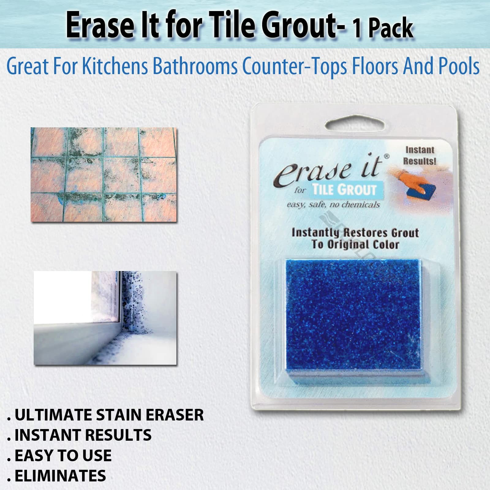Stain Eraser Inc. 87001-Erase It for Tile Grout