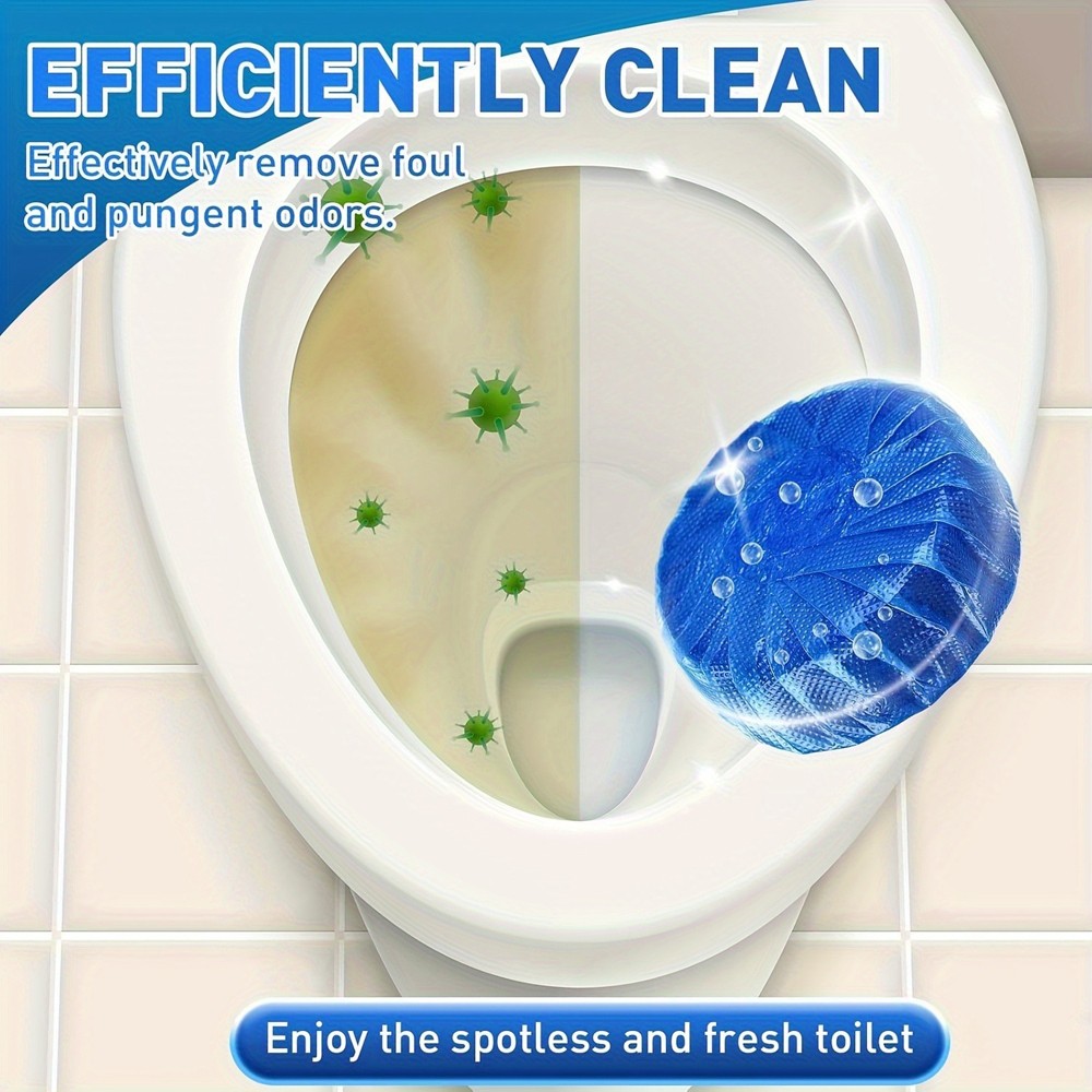 High Quality 48pcs Automatic Toilet Tank Cleaner Tablets fits Bathroom Freshness