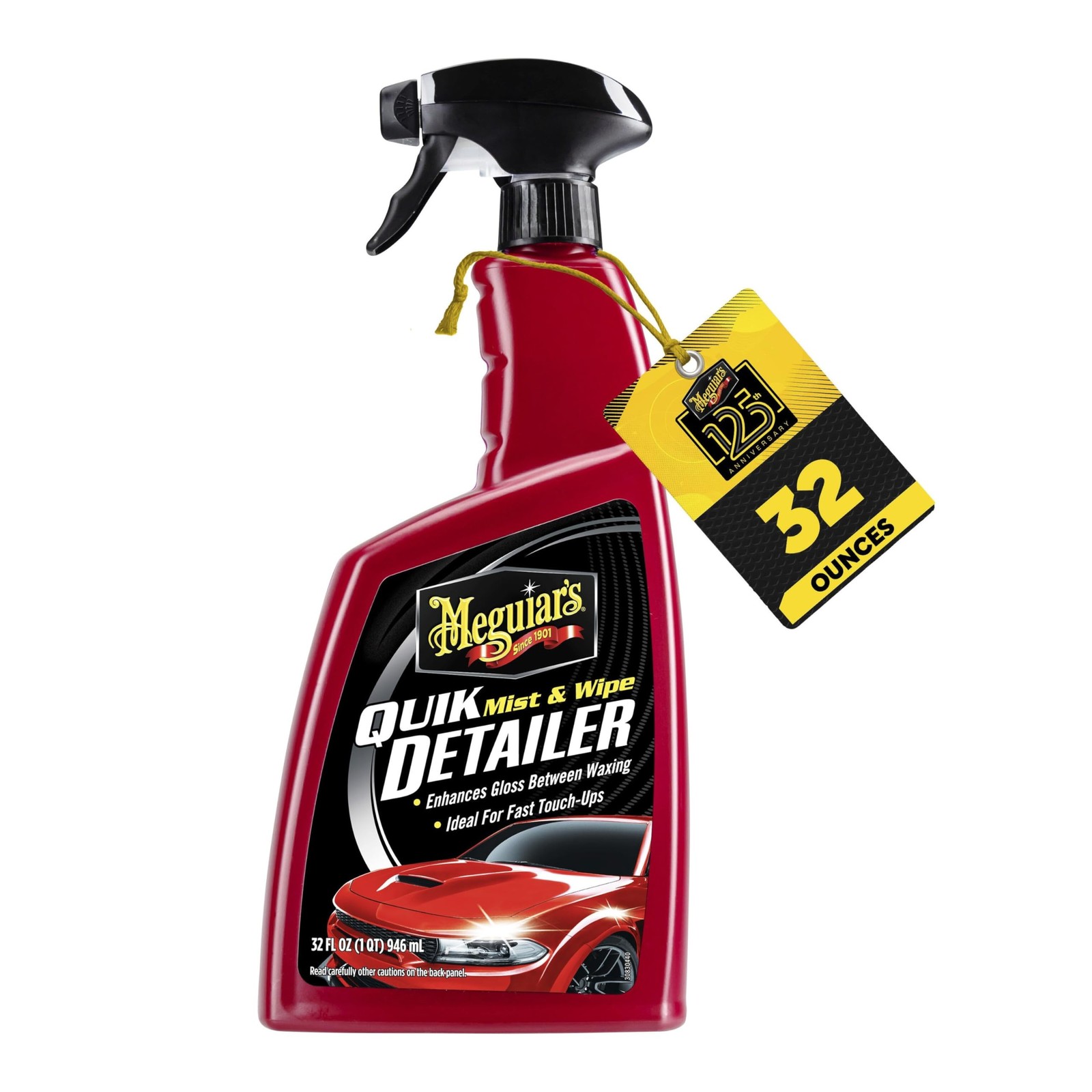 Meguiar’s Quik Detailer Mist & Wipe Car Detailing Spray 32 oz Paint Cleaner Shin