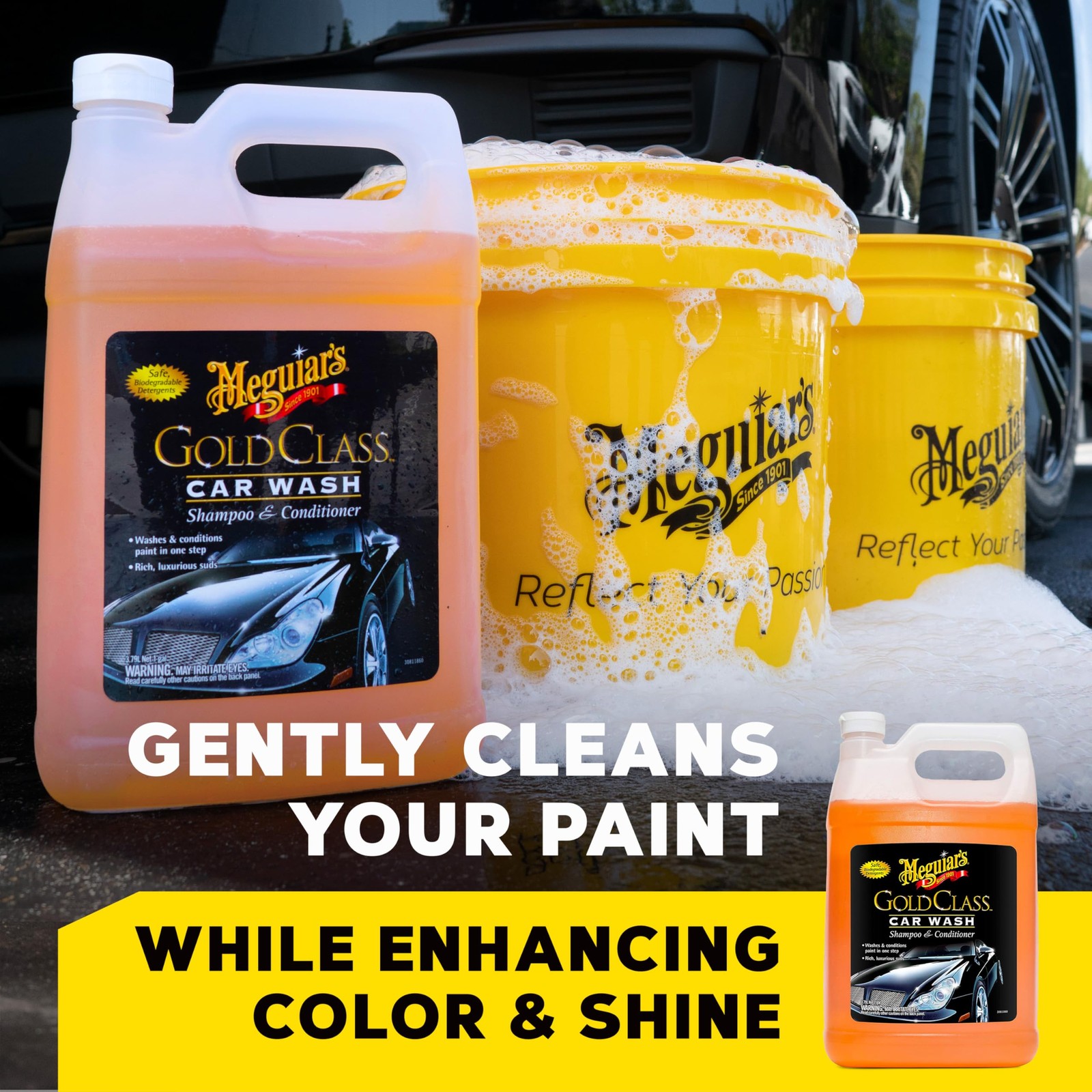 Meguiar’s Gold Class Car Wash – Get Professional Results in a Foam Cannon 1 Gal