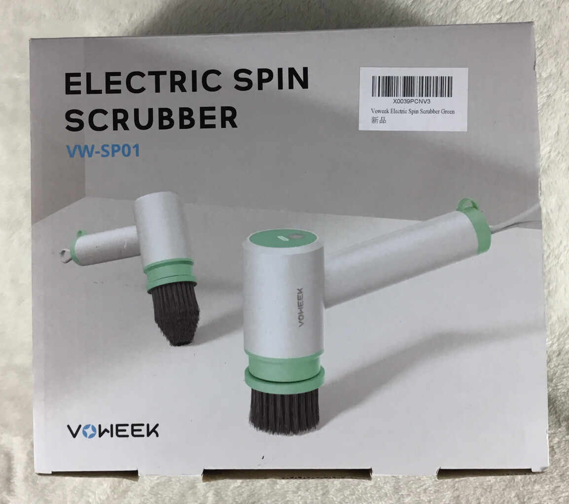 Voweek Electric Spin Scrubber Cordless Power Cleaning Brush | VW-SP01 | Green
