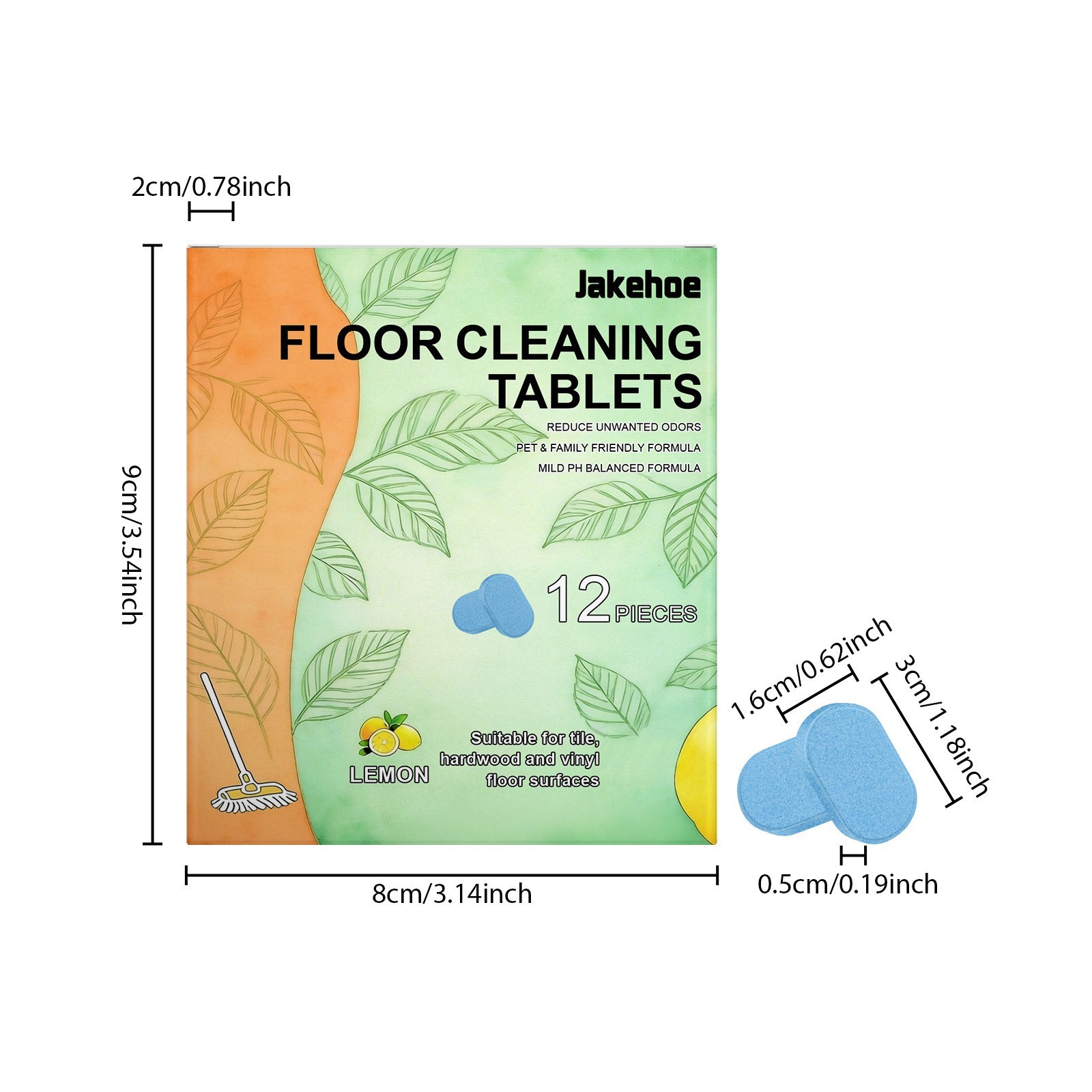 12~36Pieces Floor Cleaning Tablets – Powerful Floor Cleaner Cleaning Tablets CW