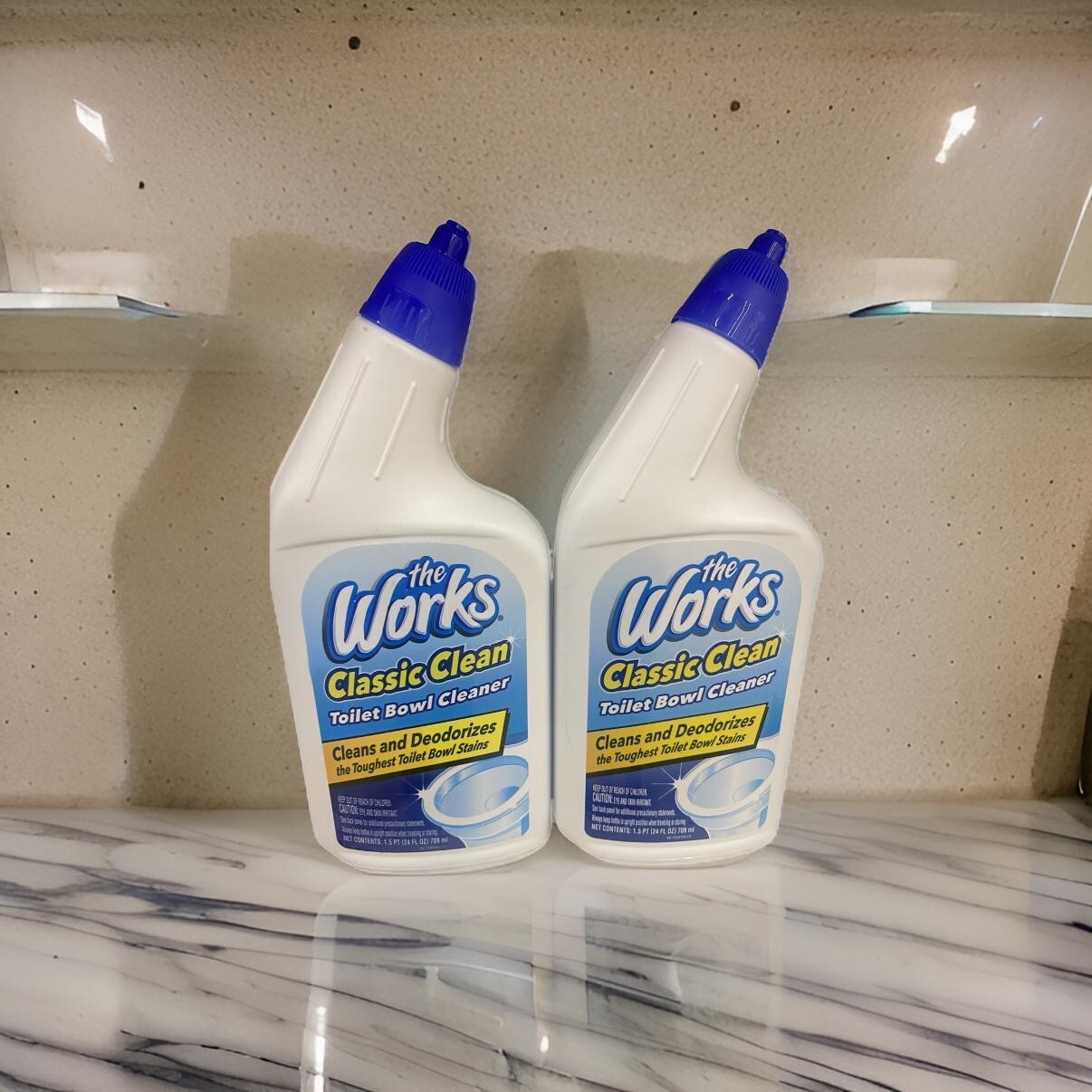The Works Classic Toilet Bown Cleaner – 24oz, 2 Pack
