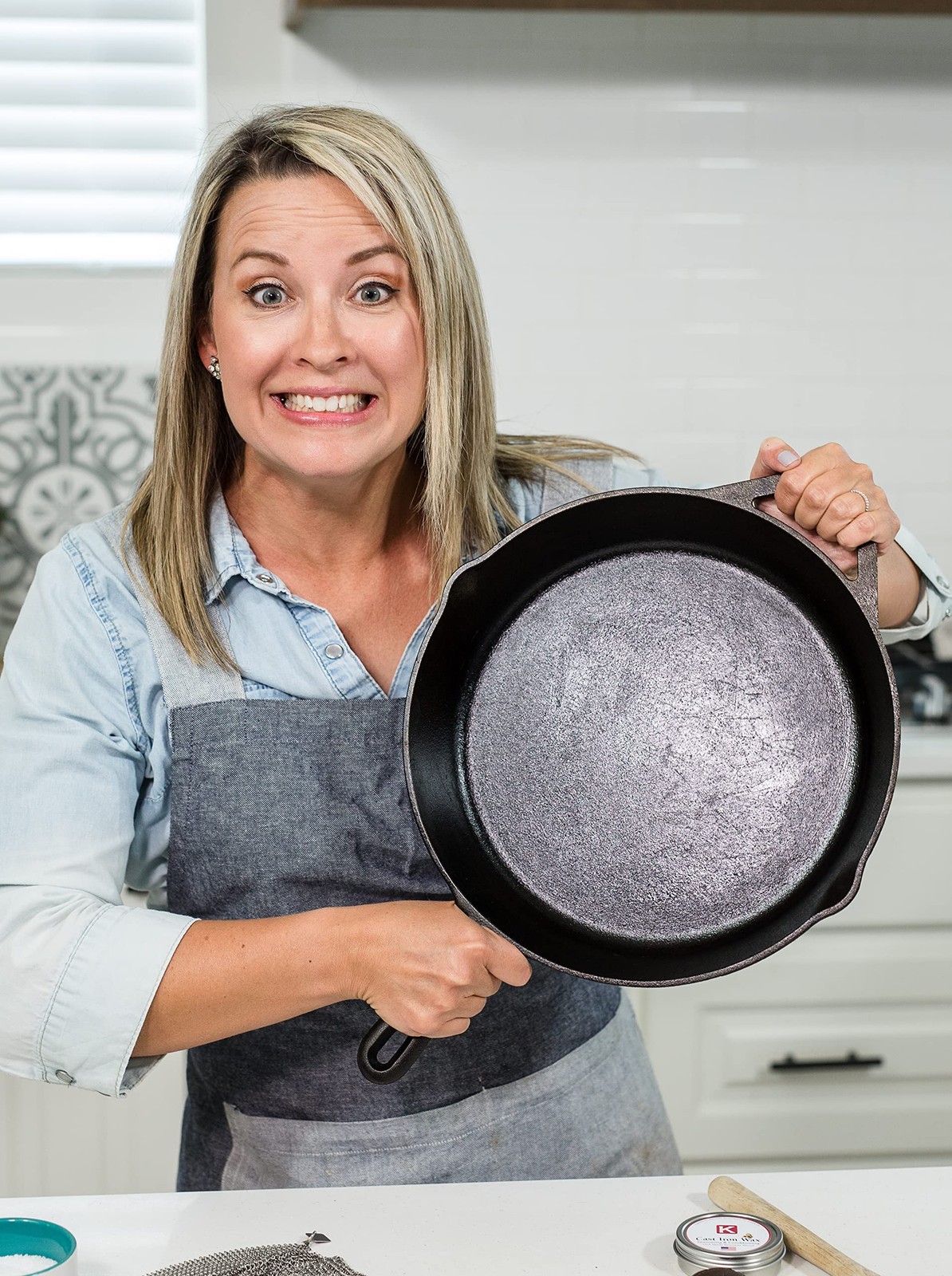 Cast Iron and Carbon Steel Seasoning Wax 1.5 Oz Restore Kitchenware (1Pack)