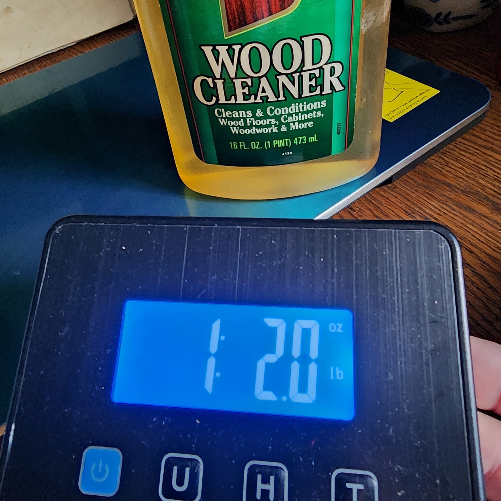 Vintage 1994 Pledge Wood Cleaner Liquid 80% Full 16 Fl Oz