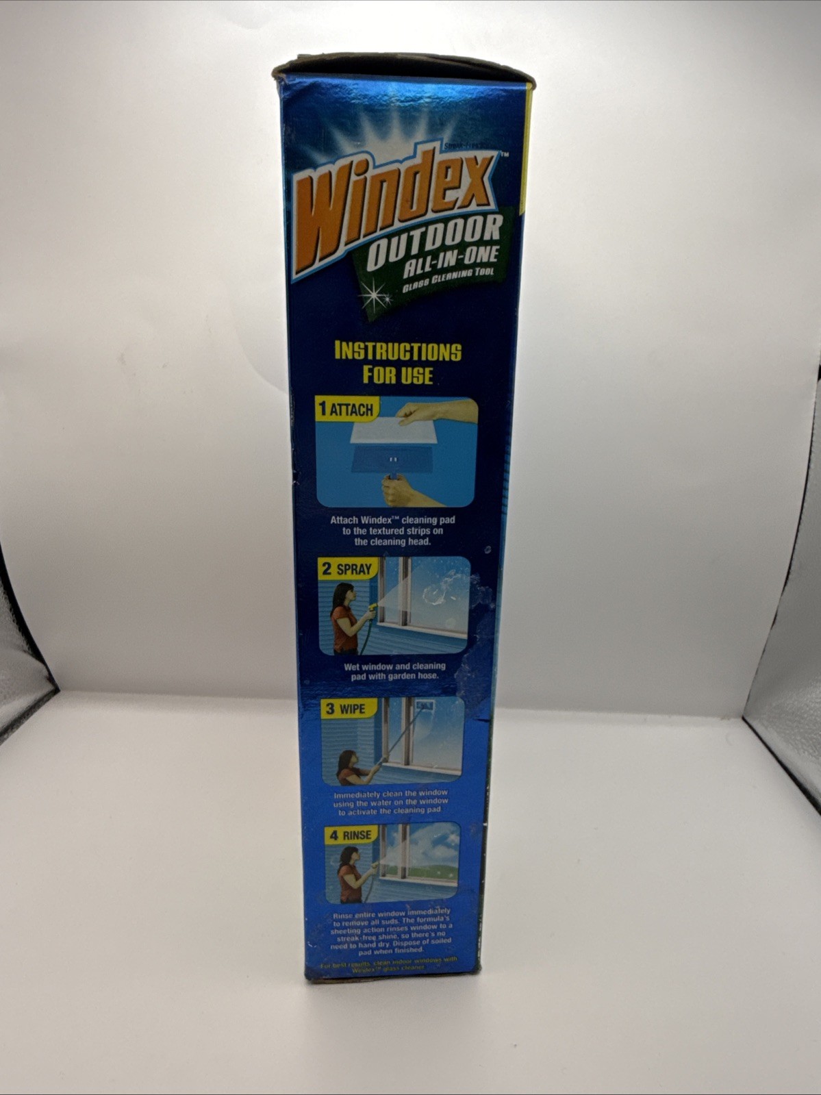 Windex Outdoor All-In-One Glass Cleaning Tool Starter Kit NEW & SEALED!
