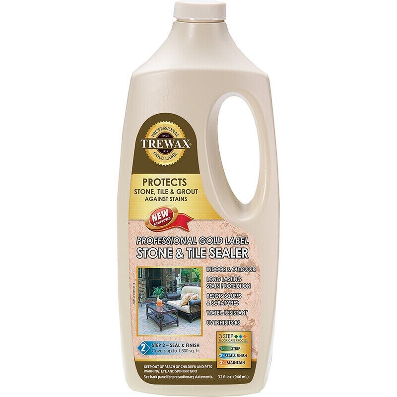 Trewax Clear Acrylic Urethane Interior/Exterior Low Odor Stone and Tile Sealer F