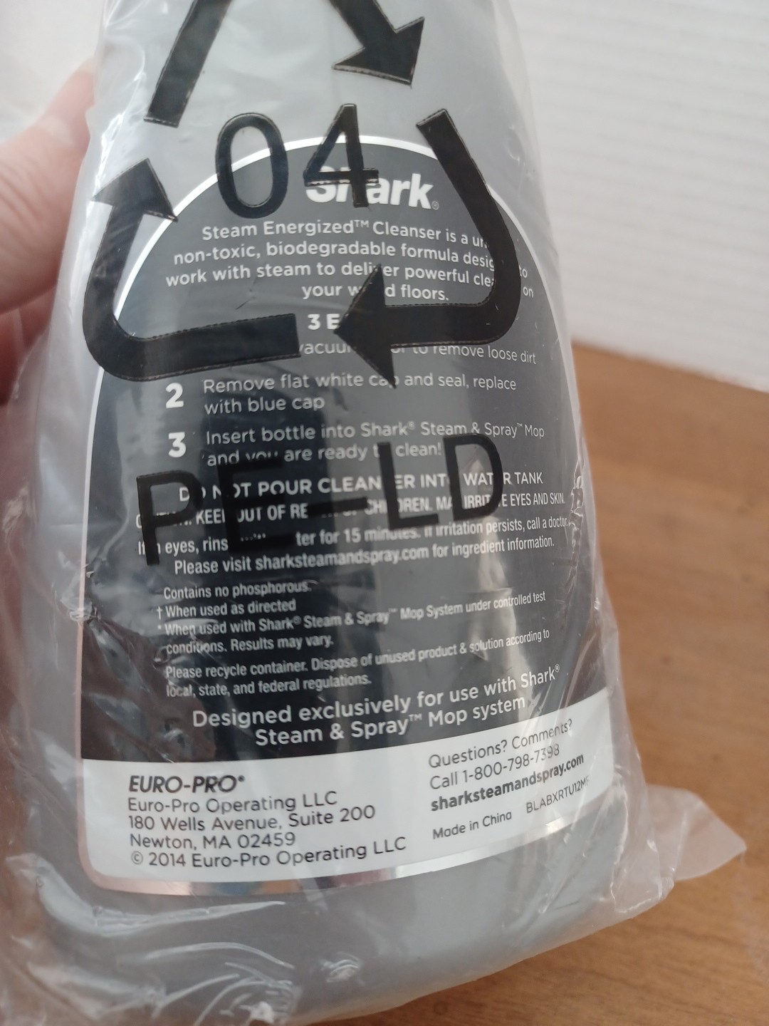 SHARK Steam Energized Cleanser Multi Floor Waterfall Fresh 12oz New Sealed