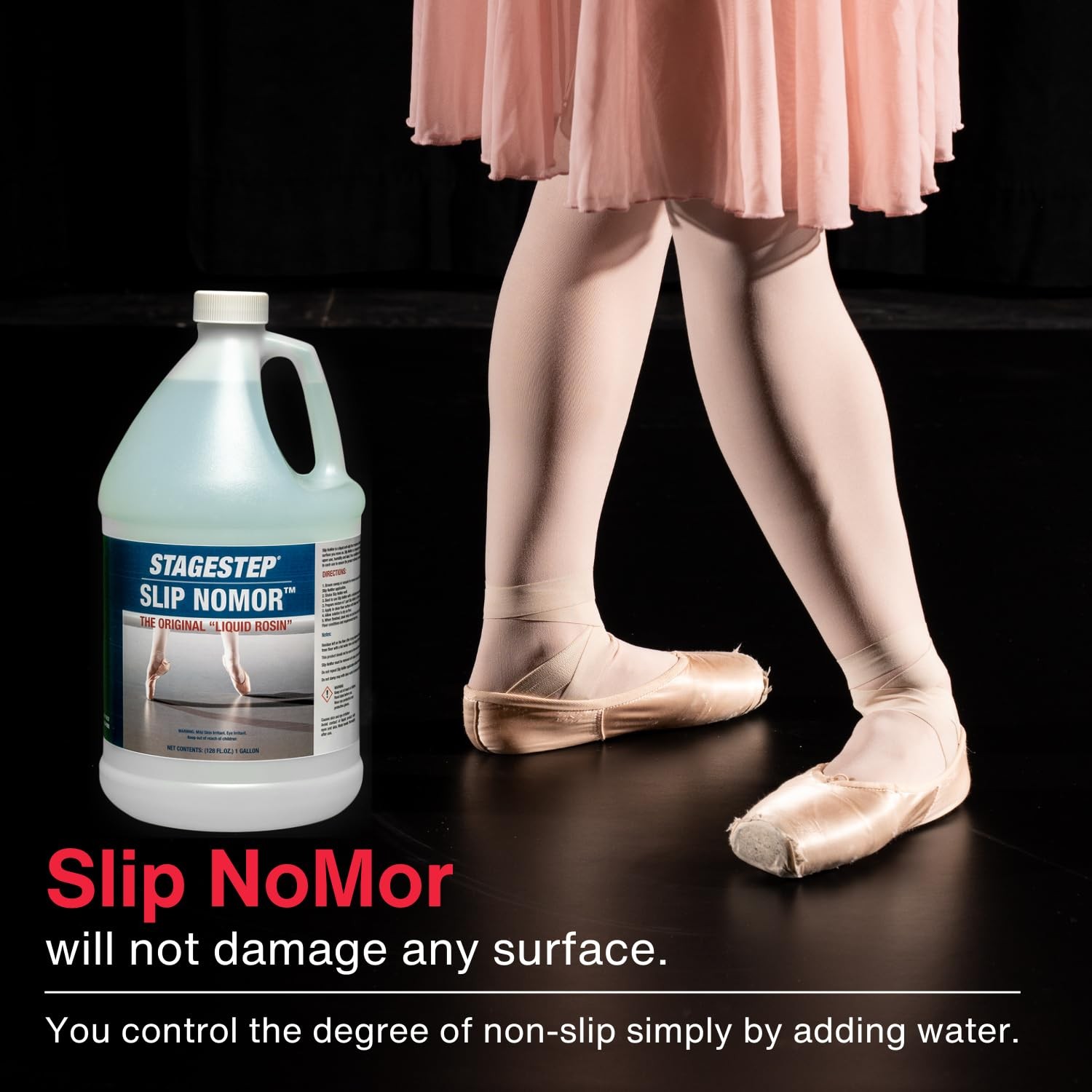Slip NoMor Floor Solution 1 Gallon Concentrated Non Slip Floor Solution For All