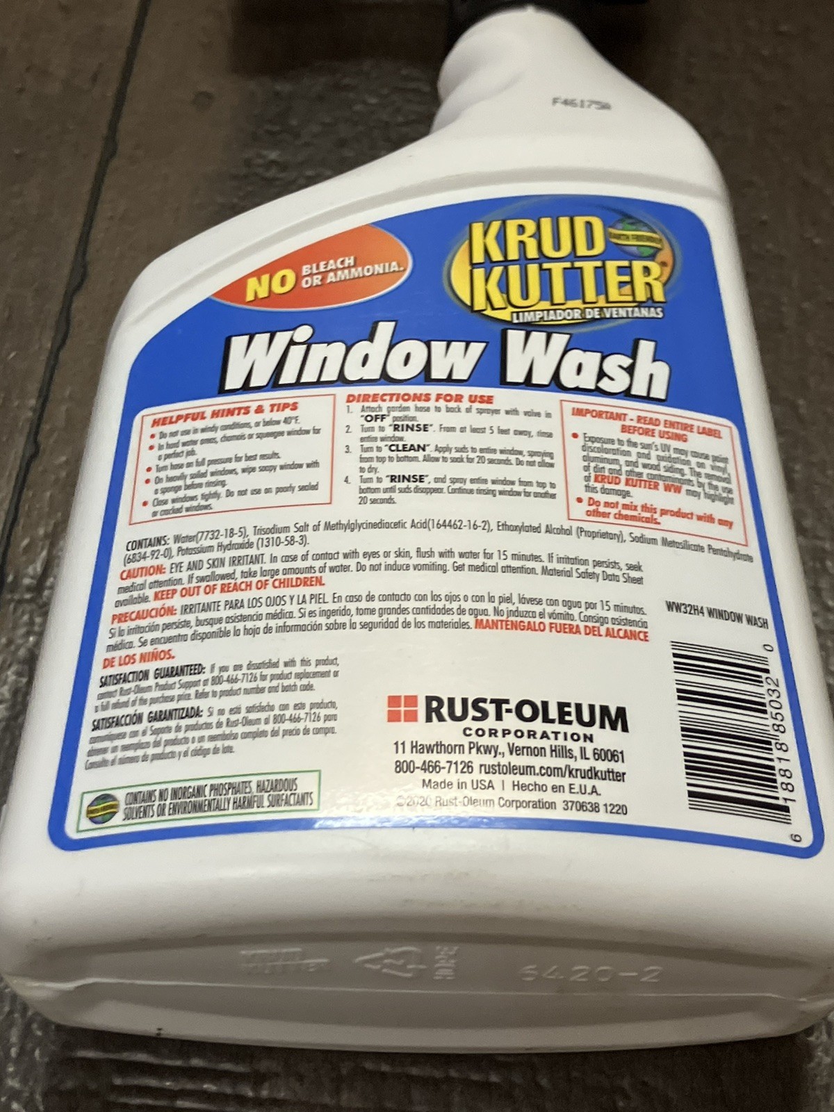 Non Toxic House Siding Wash Soap Krud Kutter 32 oz Lot Of 3 Biodegradable Gutter