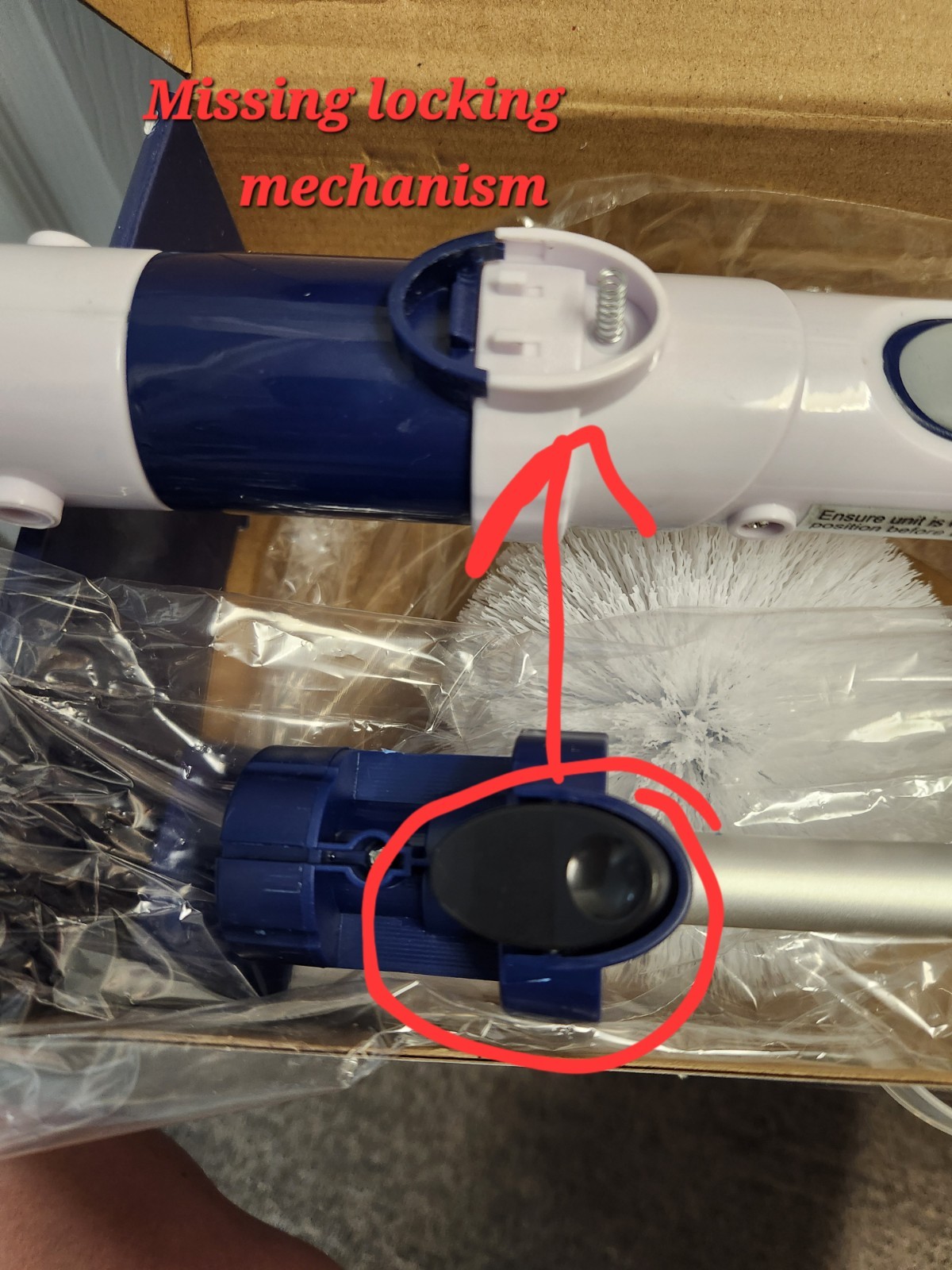 Diamond Shine Rechargeable Electric Turbo Brush Cordless Spin Scrubber Broken
