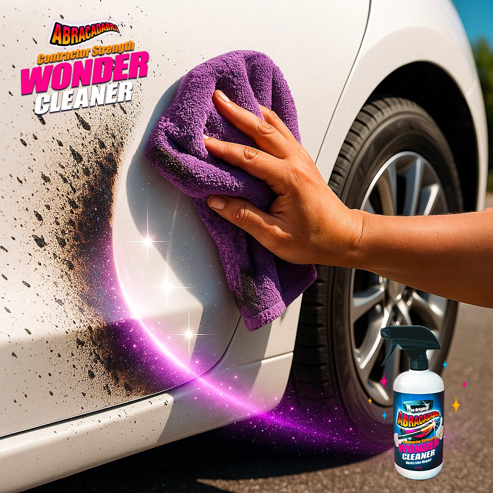 ® Wonder Cleaner Spray 16 oz – As Seen on TV Contractor Strength Adhesive, Ta…