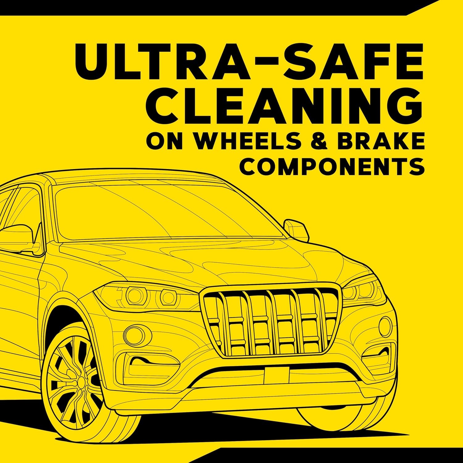 Meguiars Hot Rims Aluminum Wheel Cleaner Spray Deep Foaming Rim Cleaner