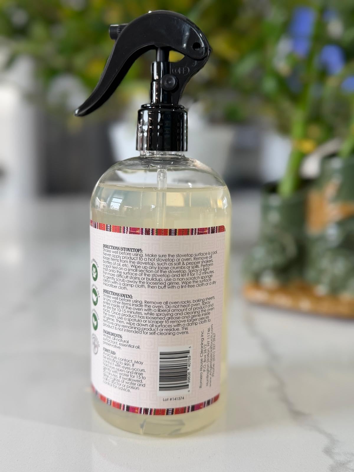 Natural Clean Stovetop & Oven Cleaner, 100% Natural, No Harsh Chemicals, 16 f…