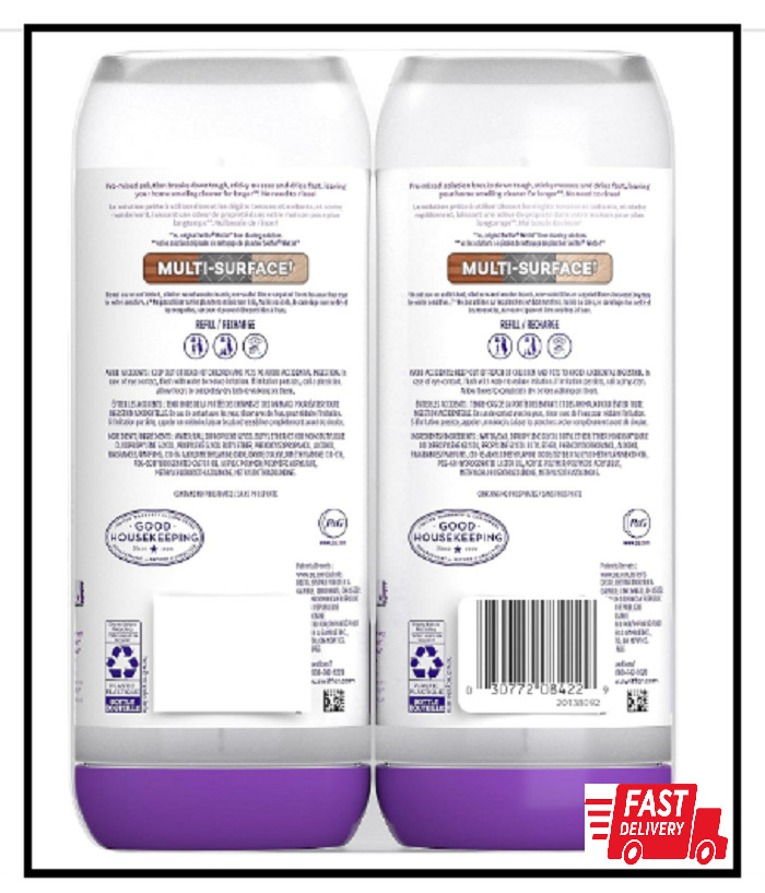 Swiffer Power Mop Floor Cleaning Solution Fresh Scent Floor Cleaner,25.3 oz, 2x.