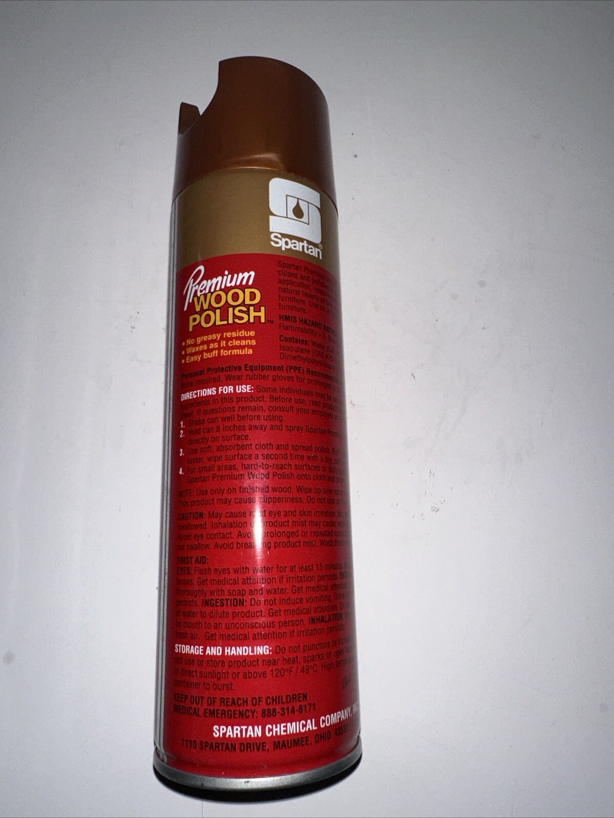 Spartan Premium Wood Polish 1 LB / 454 GR
