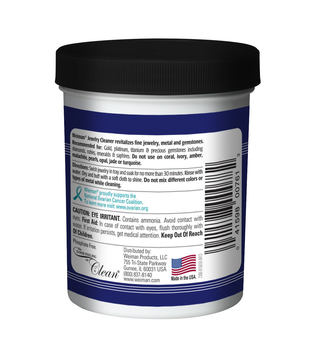 Jewelry Cleaner Liquid Restores Shine & Brilliance Gold Diamond Platinum Stones
