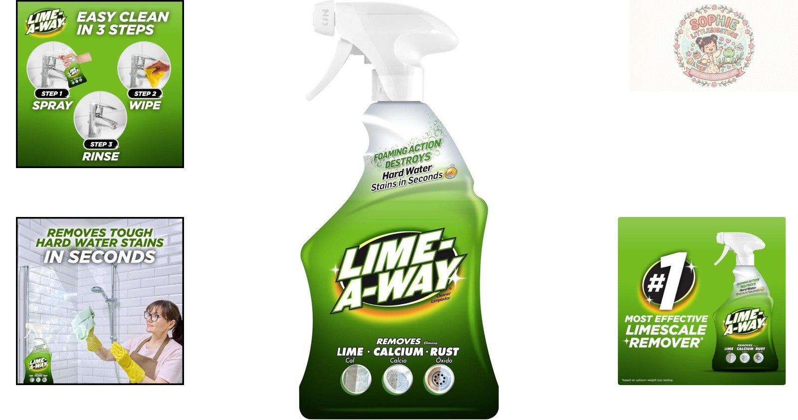 Turbo Power Hard Water Stain Remover – Fast & Effective Bathroom Cleaner 22 oz