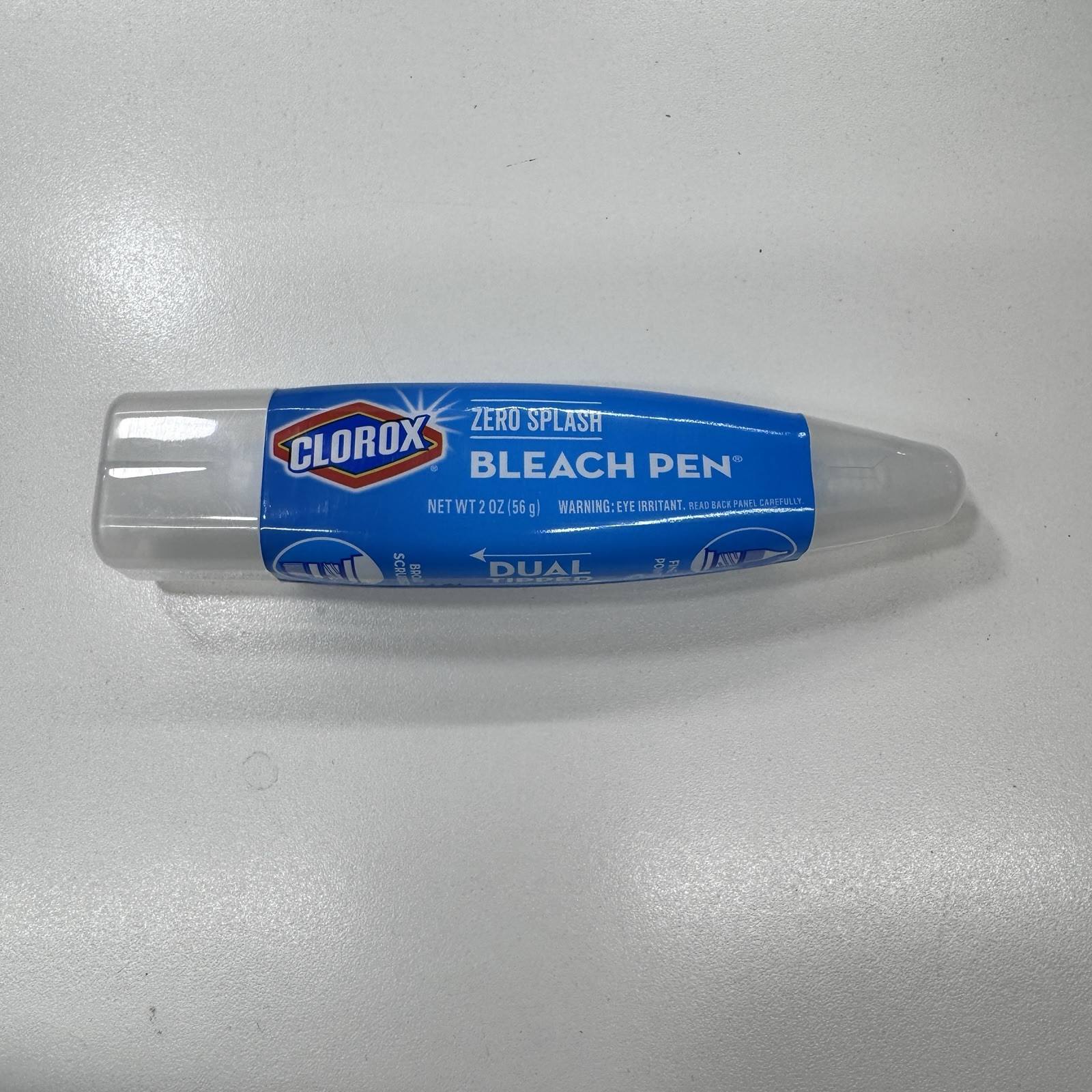 CLOROX Bleach Pen Zero Splash Dual Tip 2 Oz Tile Grout Laundry New Open Box 