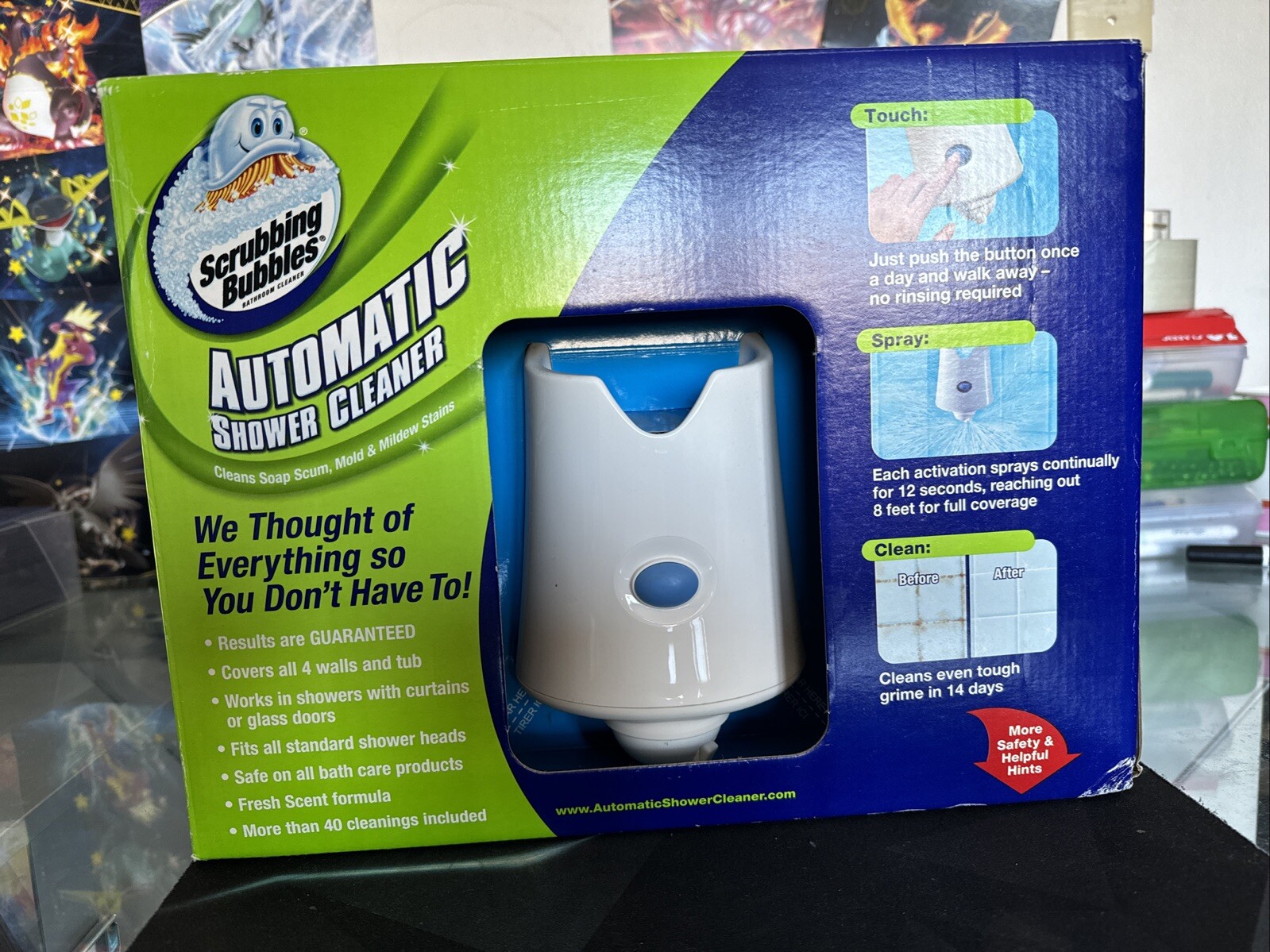 Scrubbing Bubbles 609271 Automatic Shower Cleaner Starter Kit