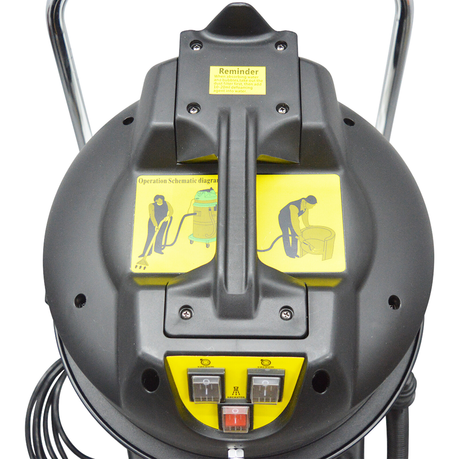 110V Carpet Shampoo Extractor Cleaning Machine 40L/11Gal Wet-Dry Dual-Purpose