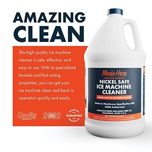Nickel-Safe Ice Machine Cleaner – Effective Descaler for Home & Commercial Use,