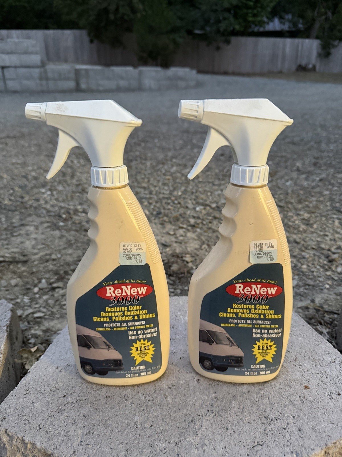 BEST ReNew 3000 24 oz. Cleaner, Restorer, Protector, Shiner Made In USA (2 Pack)