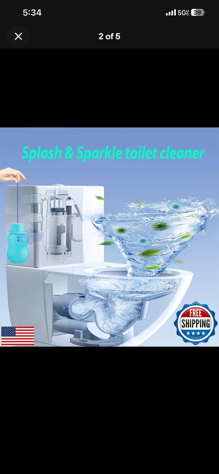 Splash And Sparkle Toilet Bowl Cleaner