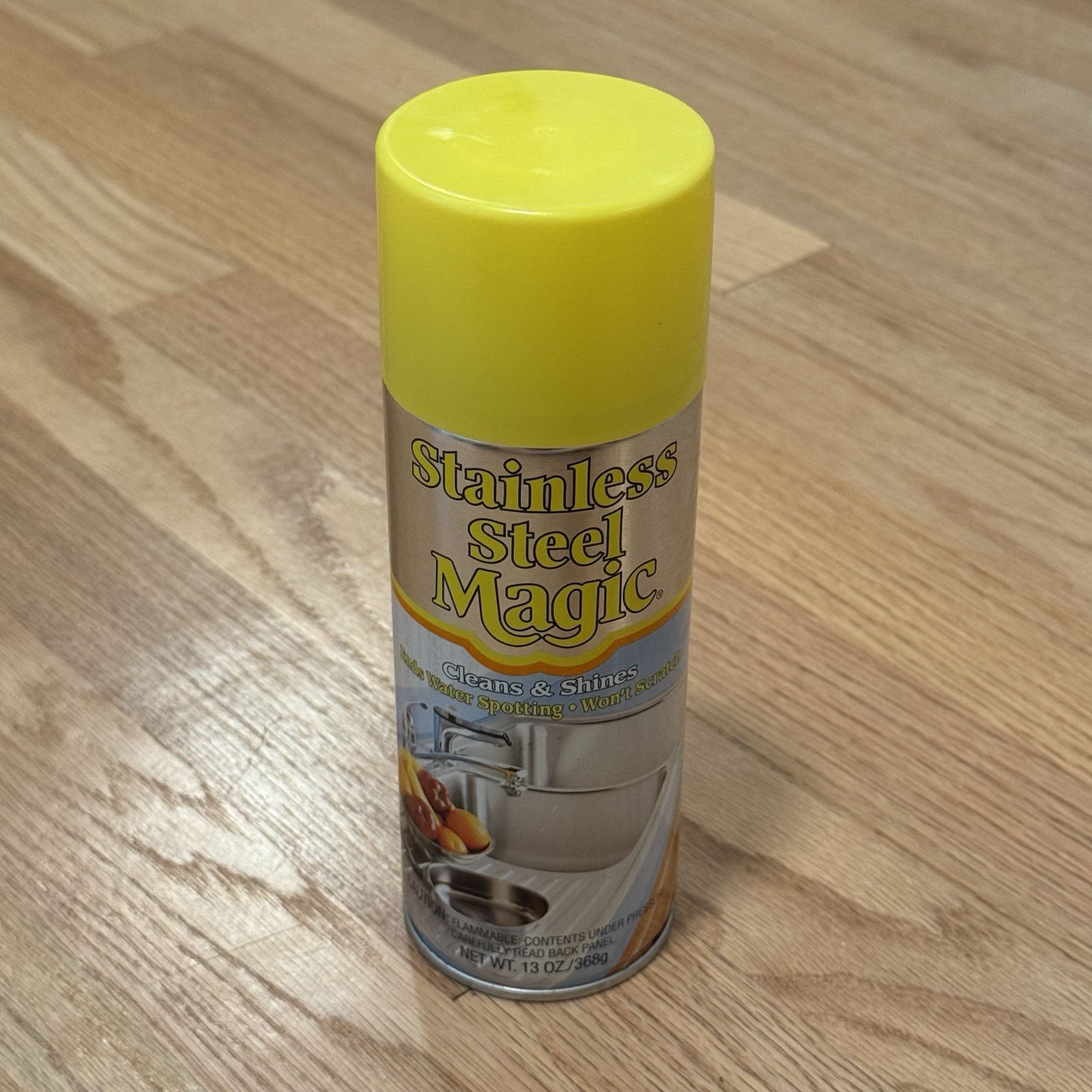 Magic Stainless Steel Countertop Appliance Aerosol Clean & Shine Spray – Vintage