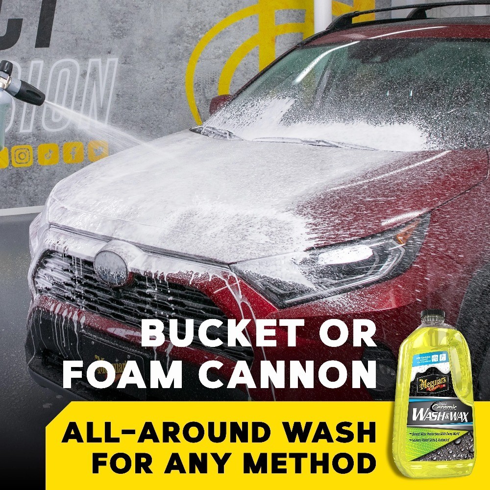 Hybrid Ceramic Wash and Wax Car Shampoo 48 oz Liquid Auto Detailing