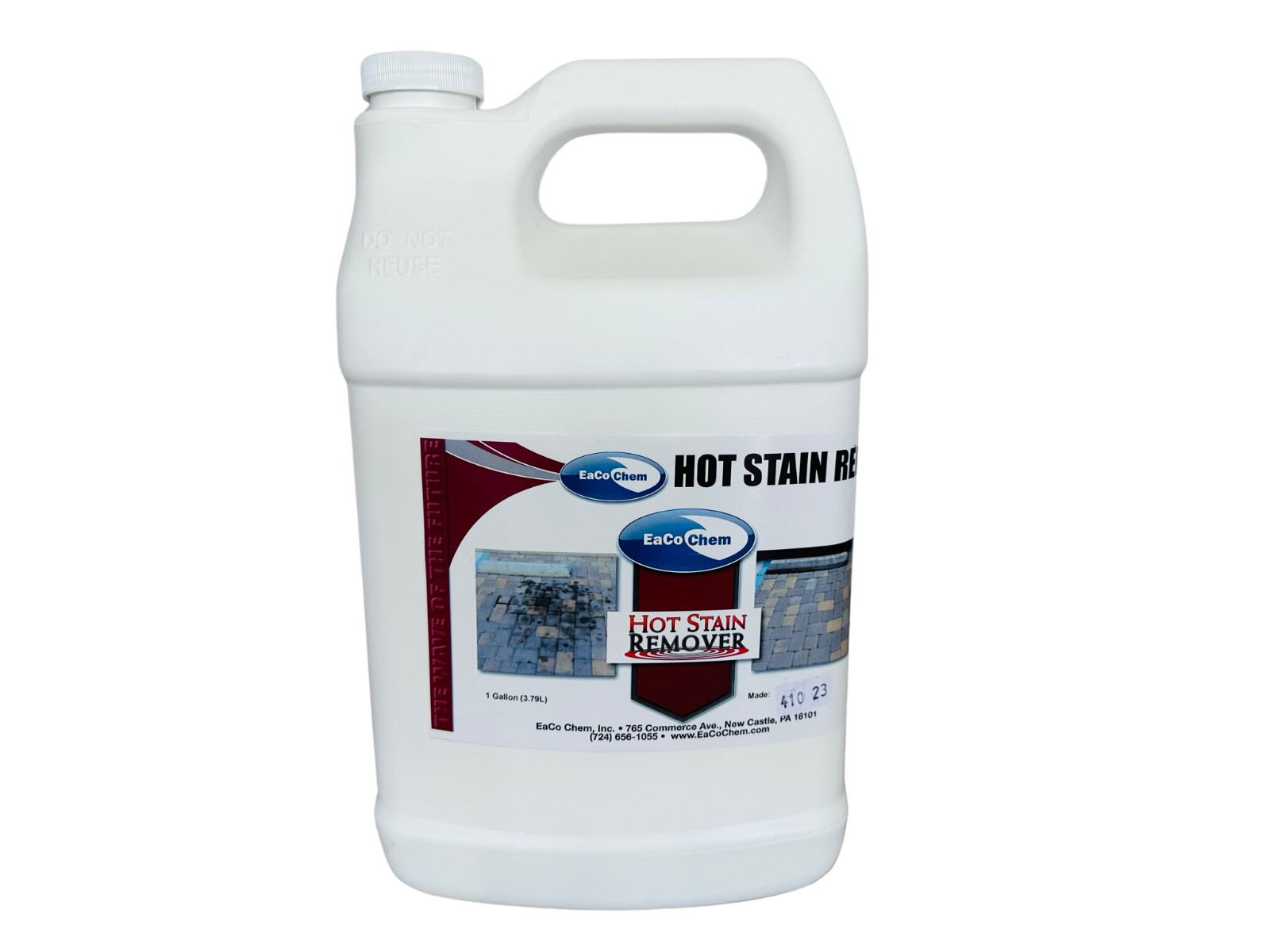EaCo Chem Hot Stain Remover – Remove Food, Oil, Petroleum & More – 1 Gallon