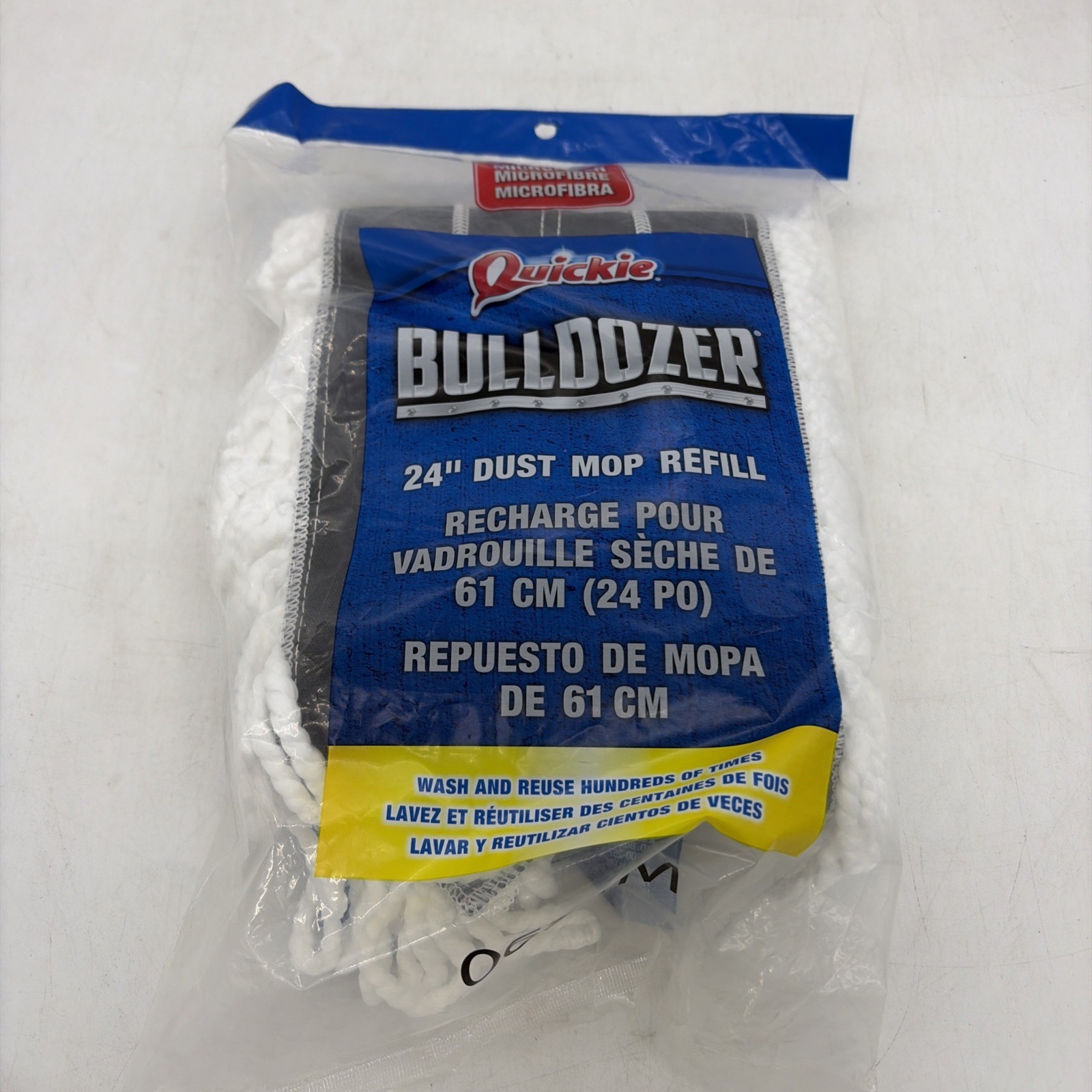 Quickie BULLDOZER Microfiber 24″ Dust Mop Refill #0694M
