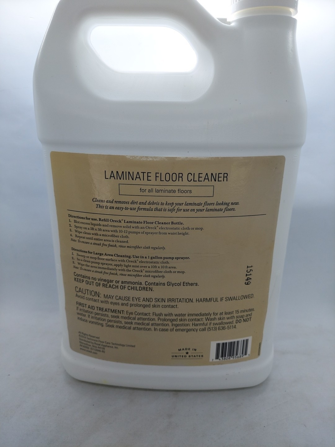 Oreck Laminate Floor Cleaner 128 FL Oz.