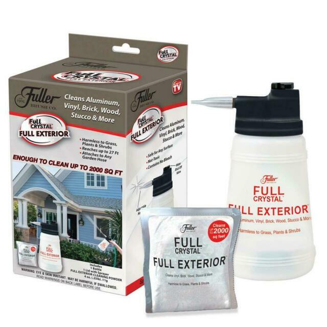 Fuller Brush Exterior Brick Wall Cleaner Full Crystal- 4 oz As Seen On TV