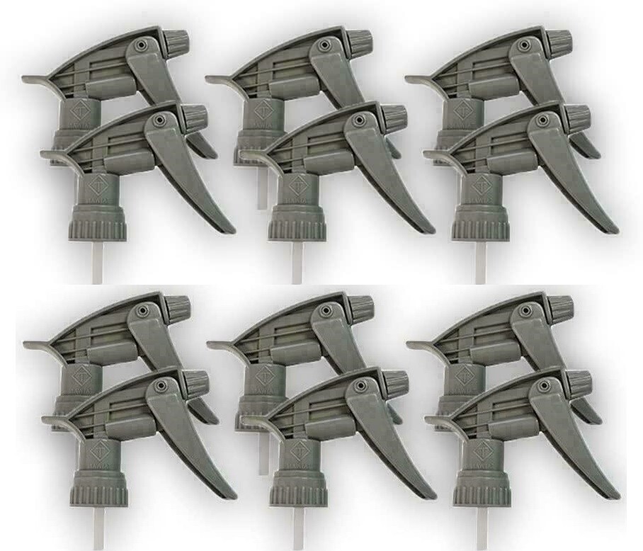 12pc Tolco 320-CR Industrial Heavy Duty Chemical Resistant Trigger Sprayer Car