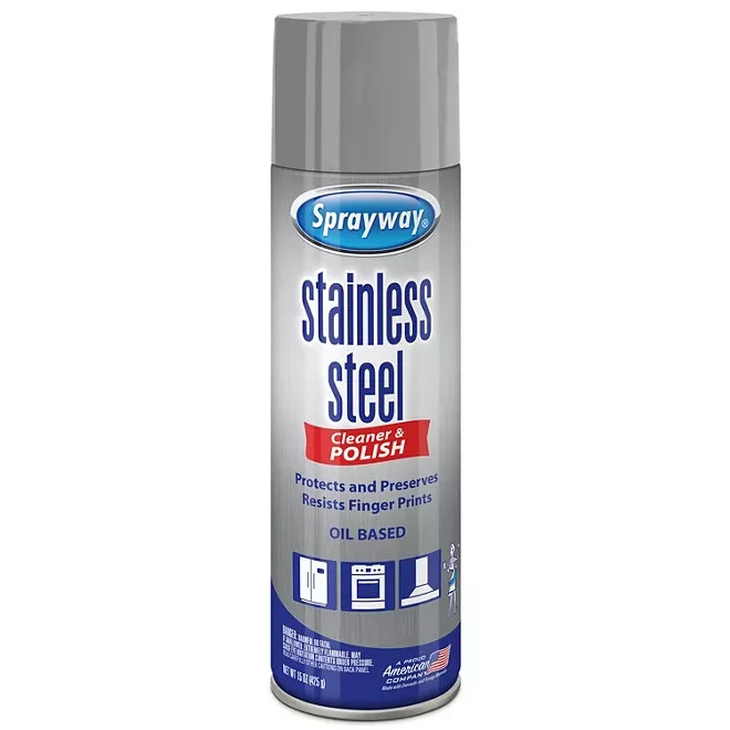Sprayway Stainless Steel Cleaner and Polisher (15 oz, 6 pk.), SEALED!!!