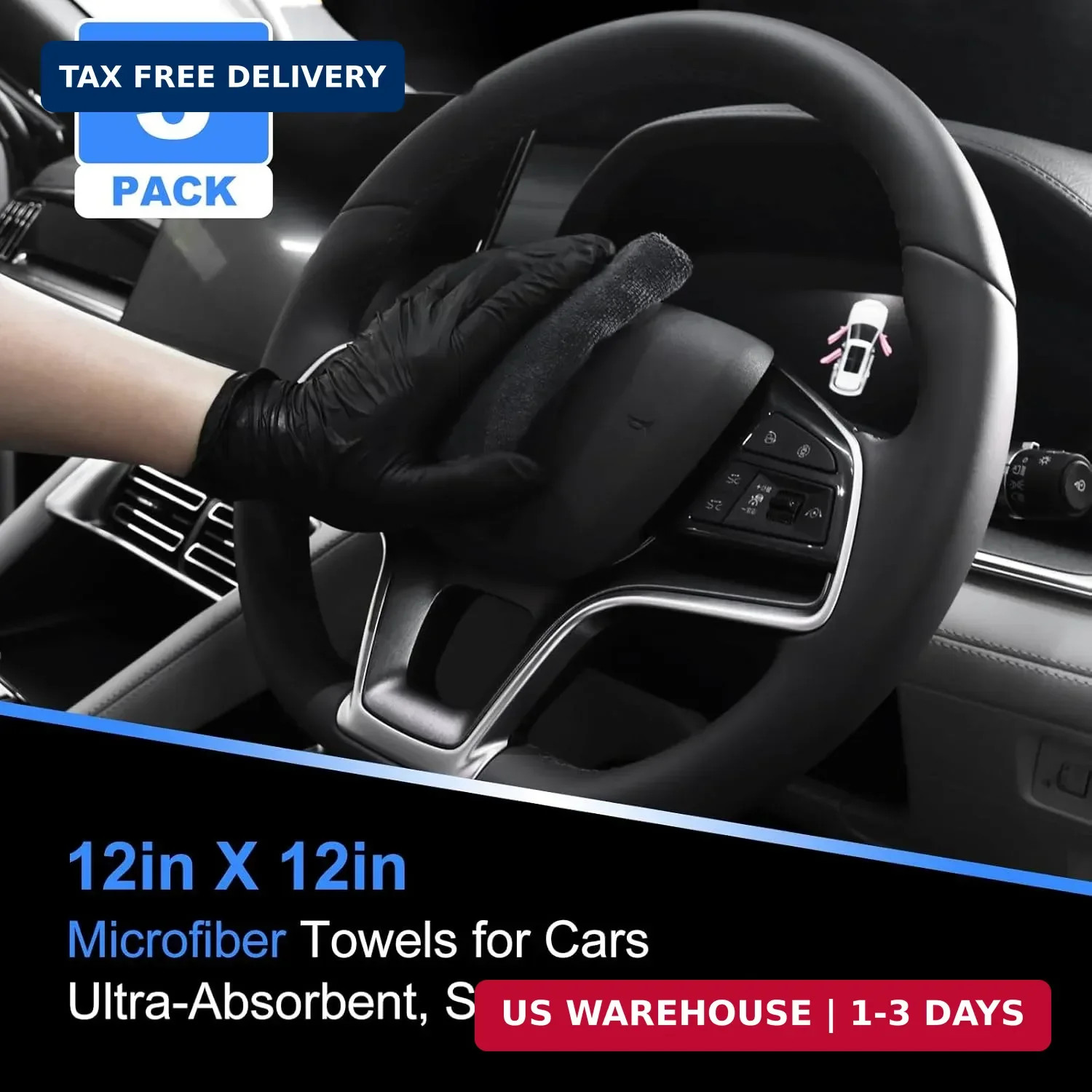 10PCS Car Detailing Cleaning Kit Interior Cleaner, Car Detailing Brushes, Car Du