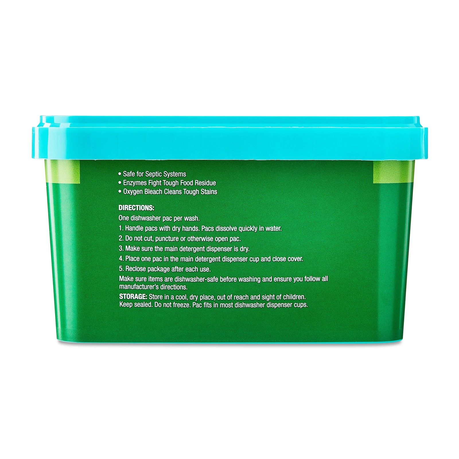 Great Value Automatic Dishwasher Pacs, Fresh Scent, 78 Count