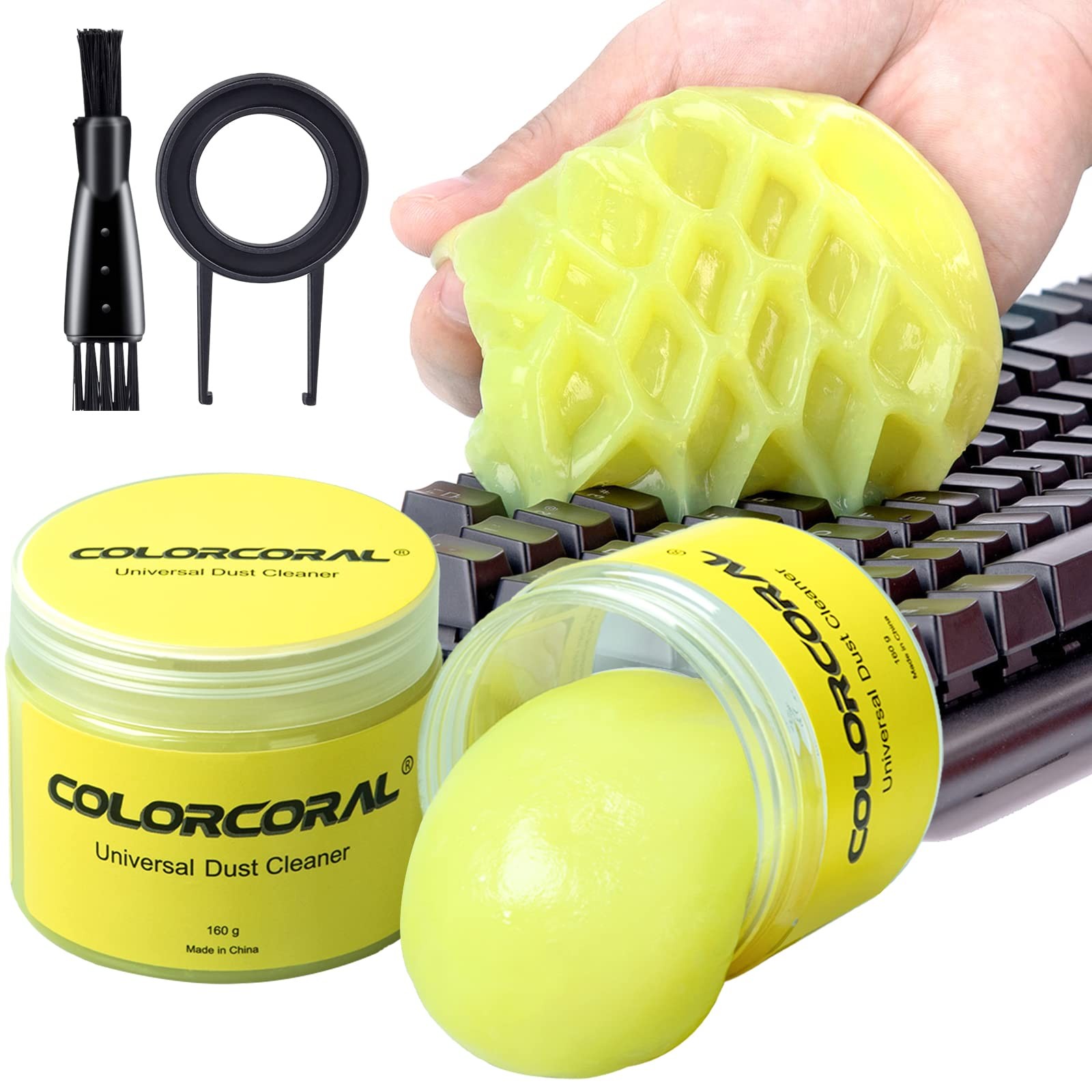 2Pack Keyboard Cleaning Gel Set Universal Dust Cleaner for PC Keyboard Cleani…
